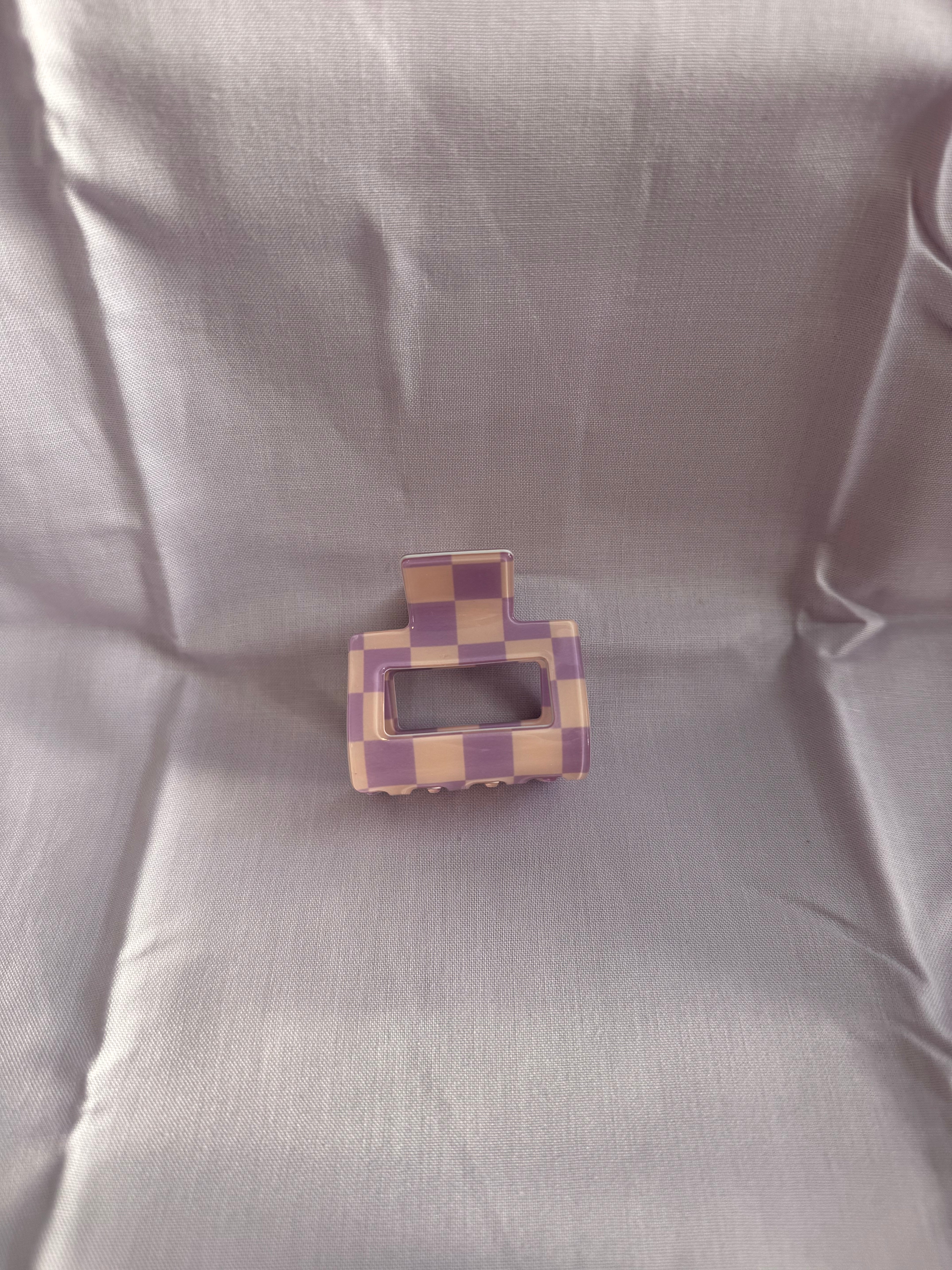 Mini Checkered Clips