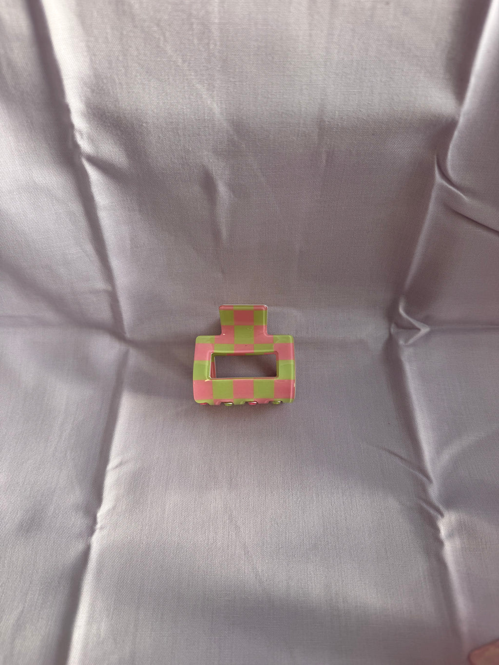 Mini Checkered Clips