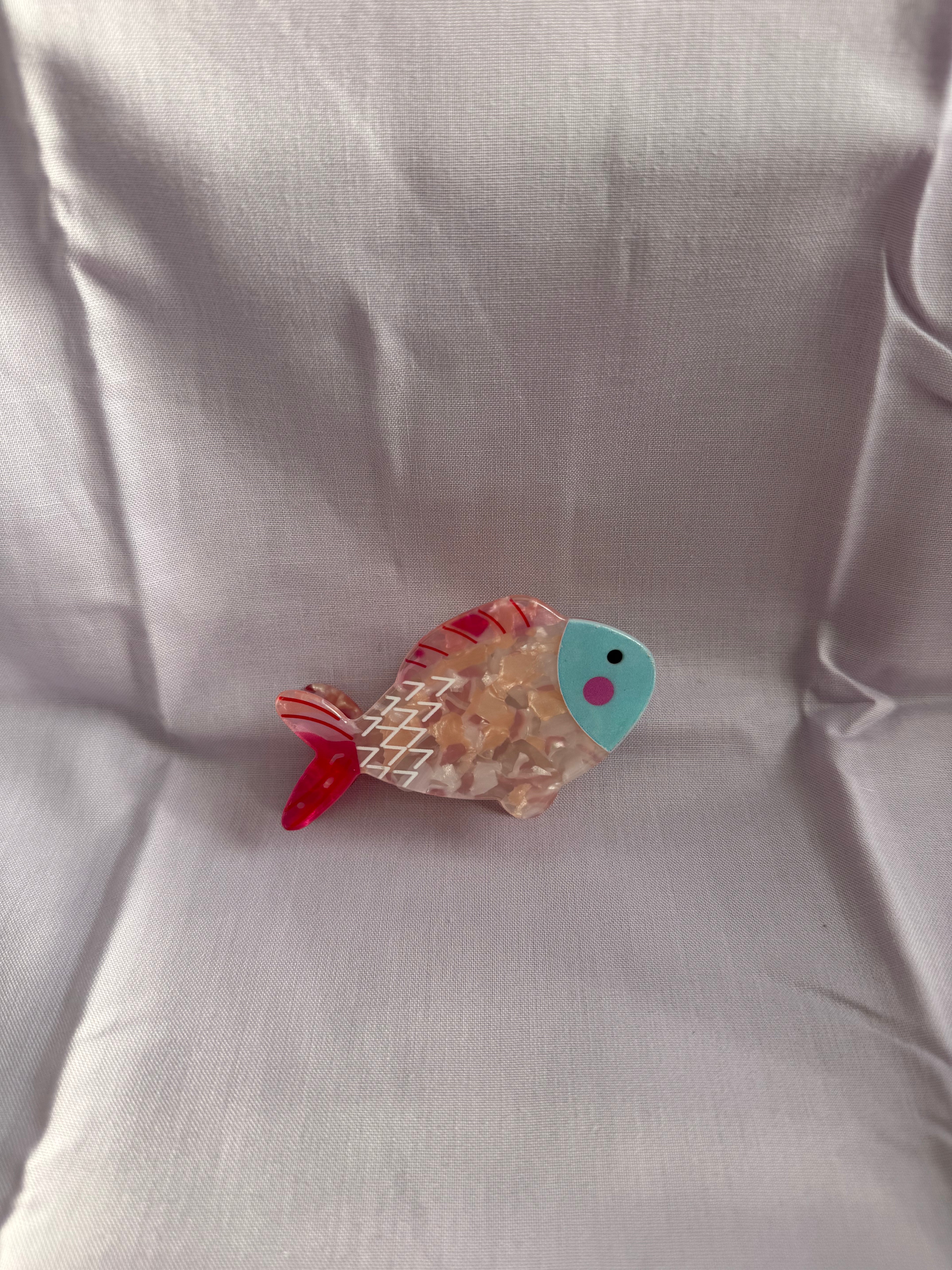 Pink Fish Clip