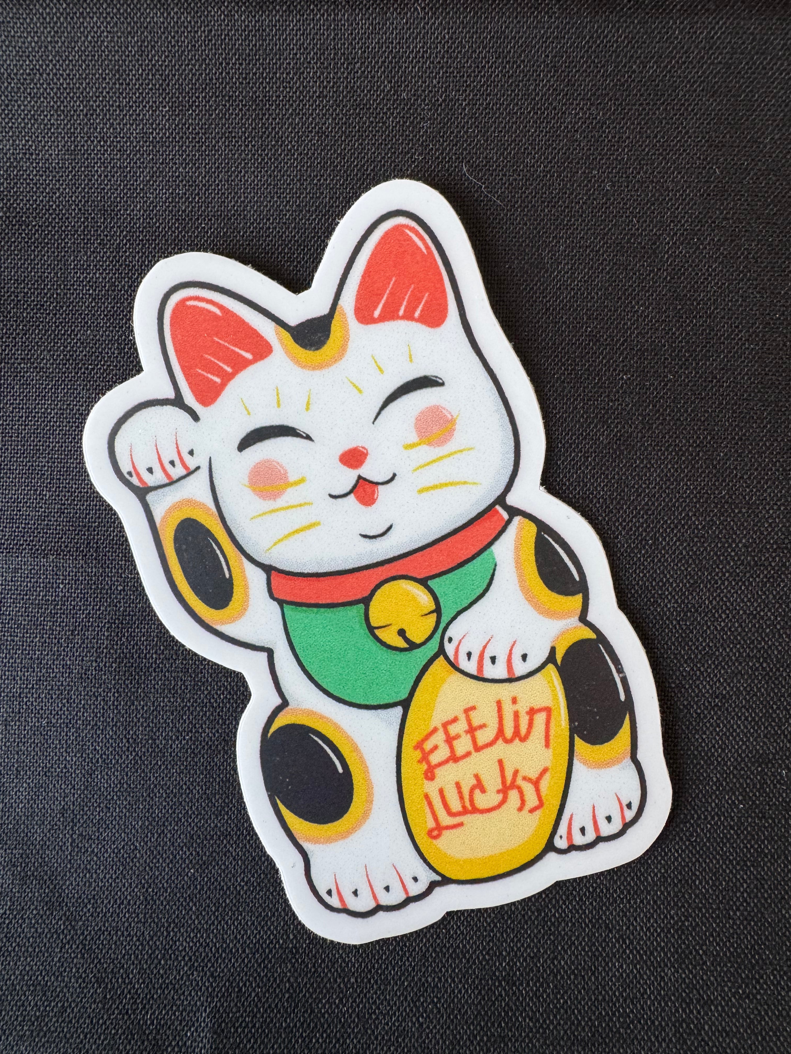 Neko Feelin Lucky Sticker