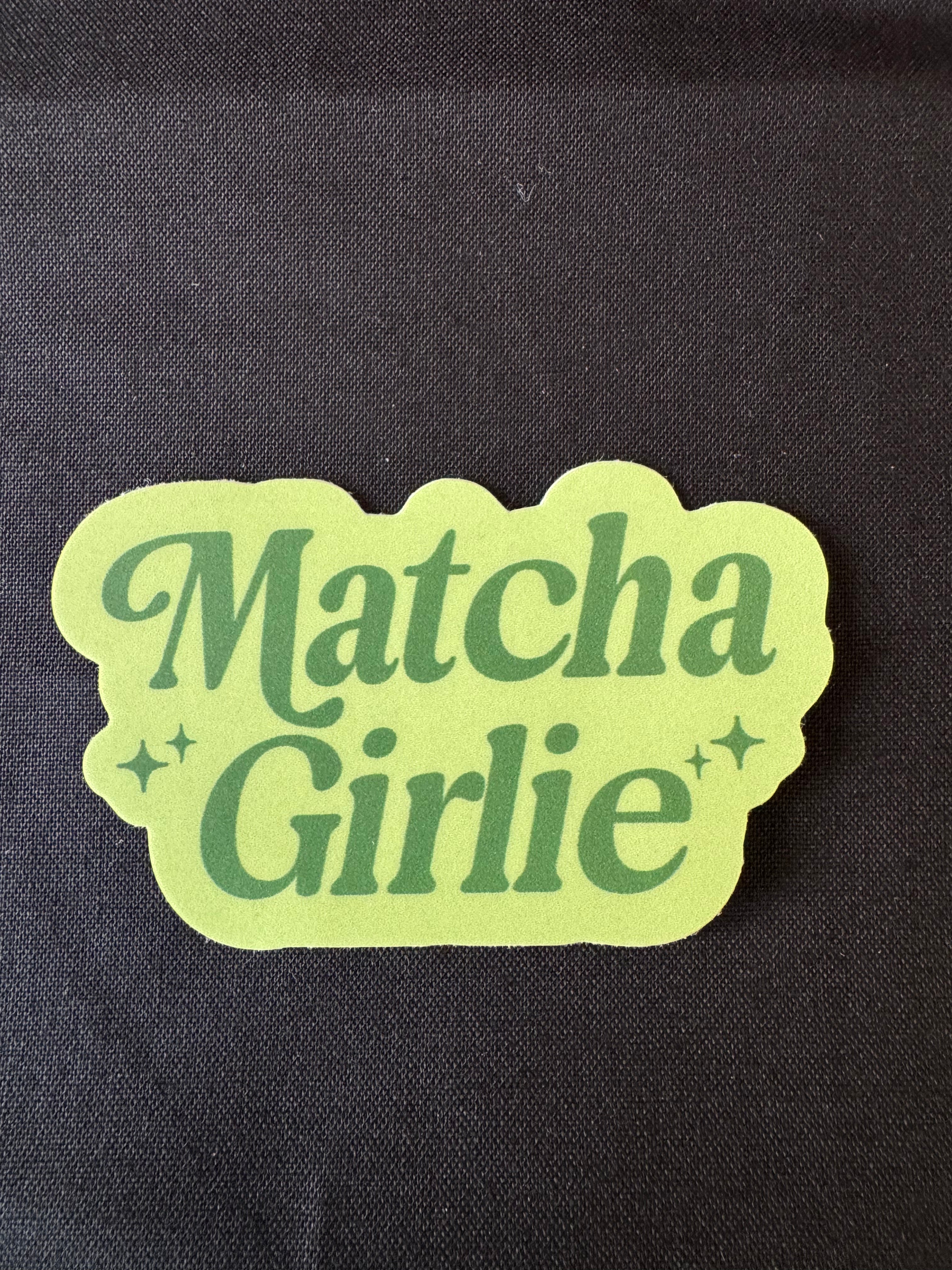 Matcha Girlie Sticker